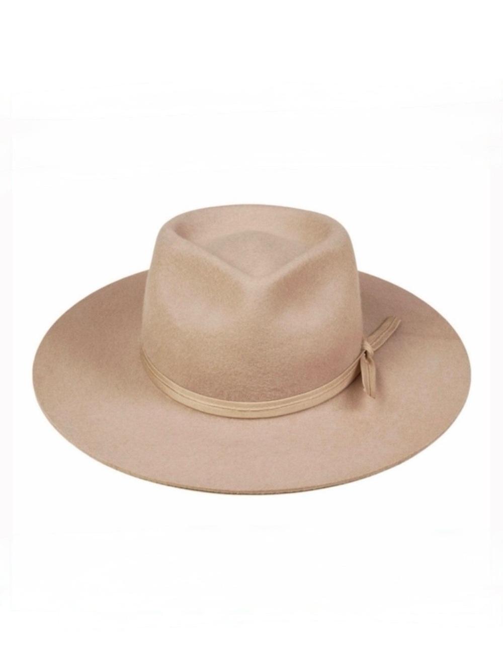 NEW Lack of Color Zulu Rancher Hat Sand Beige Wool Fedora Western Boho Size L